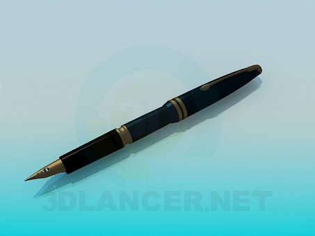 3d model Ink pen - preview 3d model Ink pen - preview