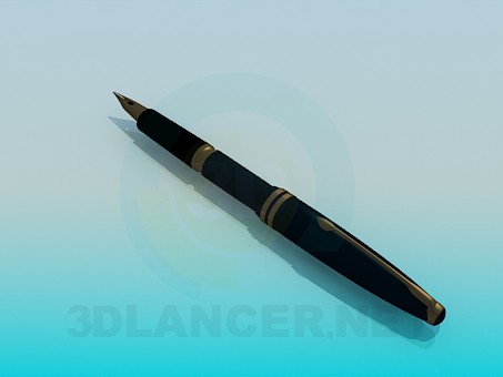 3d model Ink pen - preview 3d model Ink pen - preview