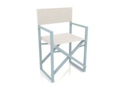 Folding chair (Blue gray)