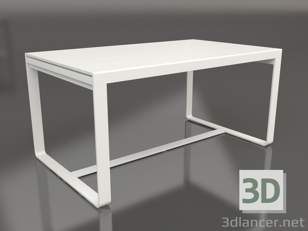 3 डी मॉडल डाइनिंग टेबल 150 (सफेद पॉलीथीन, एगेट ग्रे) - पूर्वावलोकन