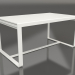 3D modeli Yemek masası 150 (Beyaz polietilen, Akik gri) - önizleme