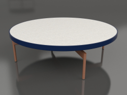 Round coffee table Ø120 (Night blue, DEKTON Sirocco)