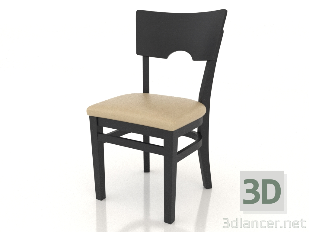 3D modeli York Sandalyesi (Karanlık Wenge) - önizleme