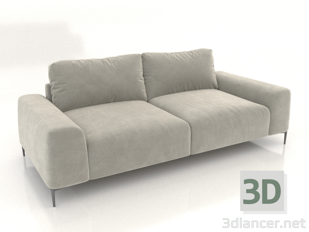 3d модель Диван Trento раскладной (сложенный) – превью