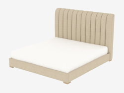 फ्रेम के साथ डबल बेड HARLAN राजा आकार बिस्तर (5001K.A015)