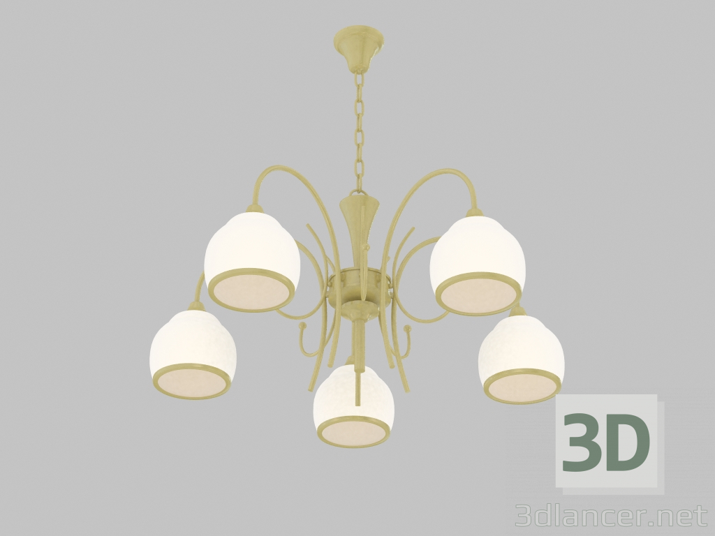 3d model Chandelier Isola (2586-5P) - preview