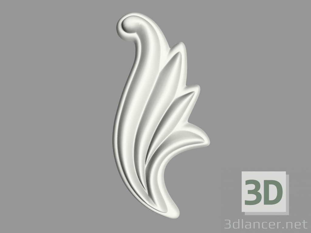 modèle 3D Décoration murale (F74) - preview