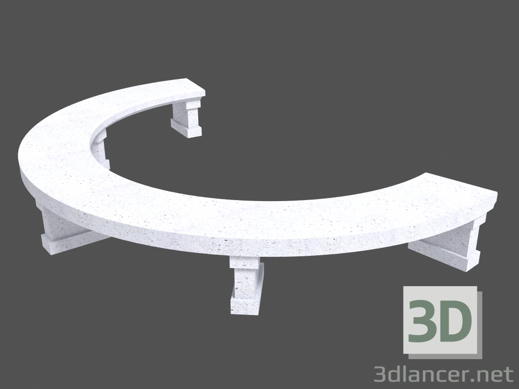 modèle 3D Banc (LS125R) - preview