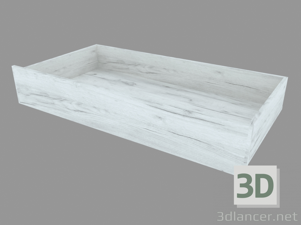 3D Modell Schublade auf Rollen (TYP 99) - Vorschau
