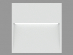 Wall recessed luminaire SKILL SQUARE (S6260N)