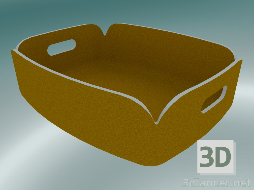 3D Modell Tray Restore (Verbrannte Orange) - Vorschau