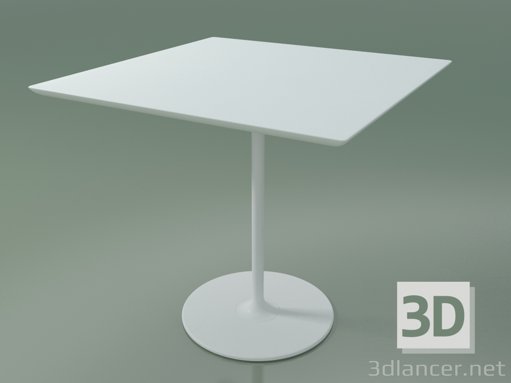 modello 3D Tavolo quadrato 0660 (H 74 - 80x80 cm, M02, V12) - anteprima