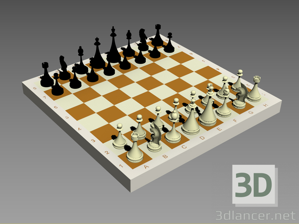 3d model Chess - preview 3d model Chess - preview