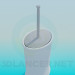 Modelo 3d Escova de vaso sanitário - preview
