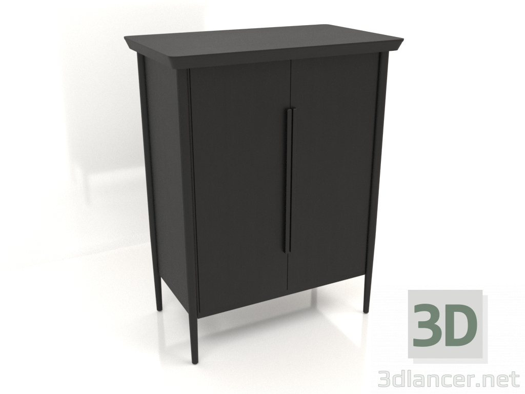 3D modeli Dolap MS 04 (940x565x1220, ahşap siyahı) - önizleme