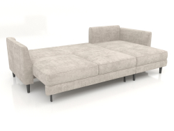 GRACE sofa-bed with ottoman (unfolded)