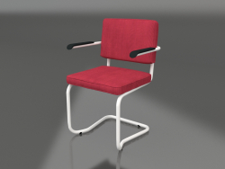 Ridge Rib Kink sandalye (Kırmızı)