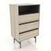 3d model Chest of drawers HIGH 600 mm (lightened oak) - preview