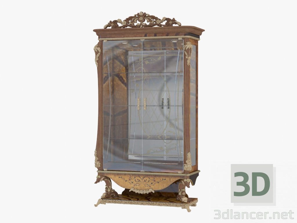3d model Showcase in classical style 201 - preview