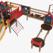 3d model Children's play complex (4401) - preview