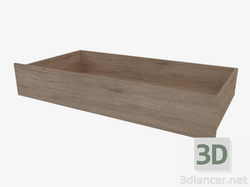 3D Modell Schublade auf Rollen (TYP 99) - Vorschau