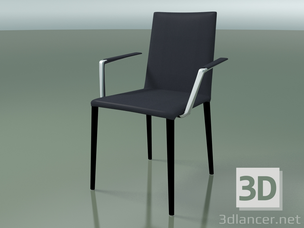 3d model Chair 1708BR (H 85-86 cm, with armrests, with leather trim, V39) - preview