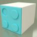modèle 3D Armoire-cube pour enfants (Aqua) - preview