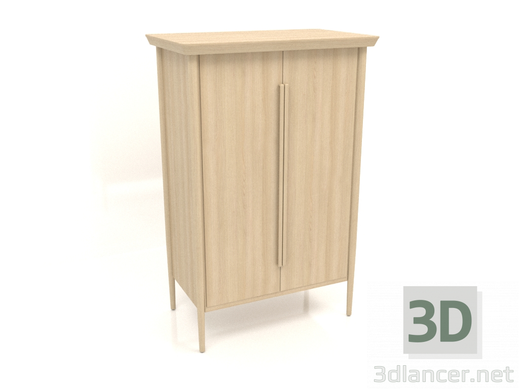 3 डी मॉडल कैबिनेट एमएस 04 (914x565x1400, लकड़ी सफेद) - पूर्वावलोकन