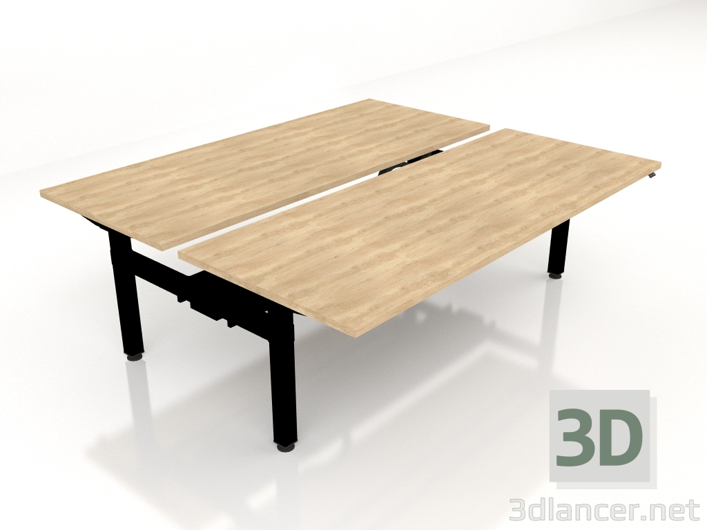 3d model Work table Ogi Drive Bench Electric Cabletray BOD820 (2000x1690) - preview