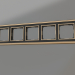 3d model Marco para 5 postes Palacio (oro-negro) - vista previa