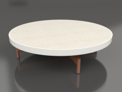 Round coffee table Ø90x22 (Agate gray, DEKTON Danae)
