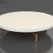3d model Round coffee table Ø90x22 (Agate gray, DEKTON Danae) - preview