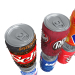 3d Aluminum cans model buy - render 3d Aluminum cans model buy - render