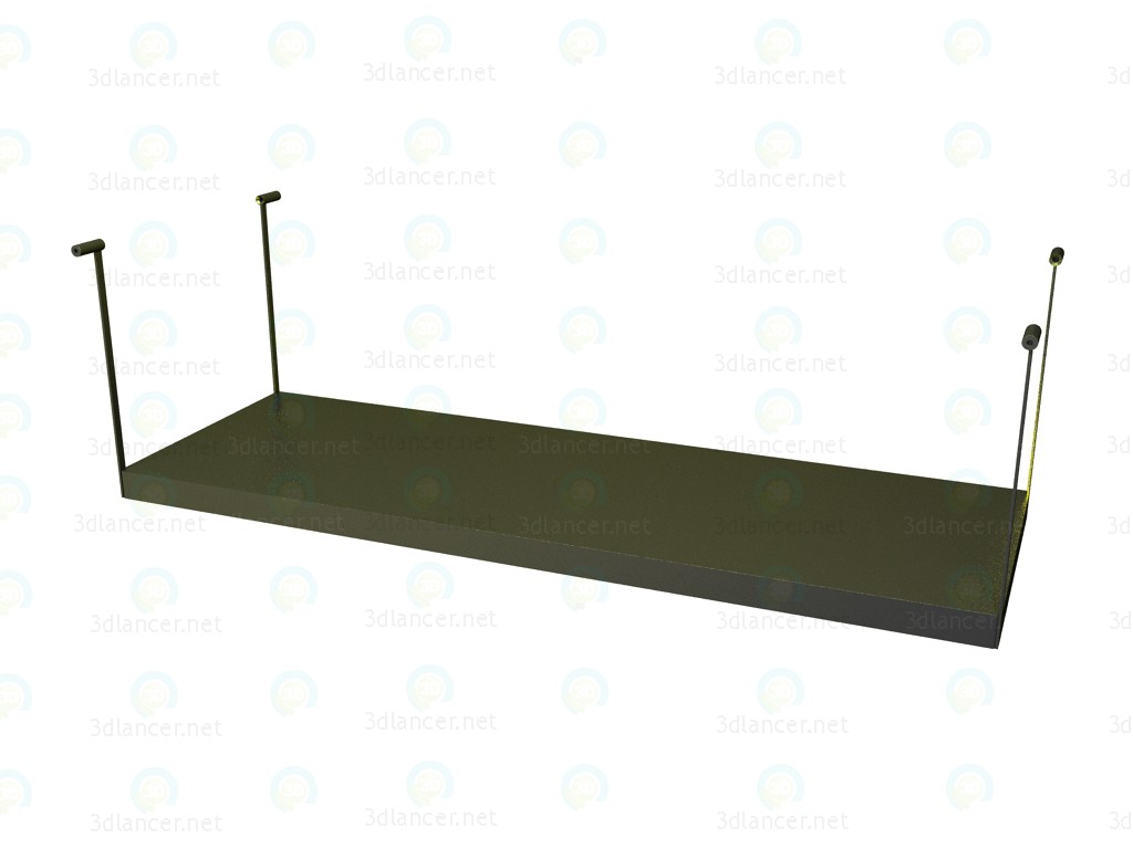 3d model Estante para mesa P1S1706A - vista previa