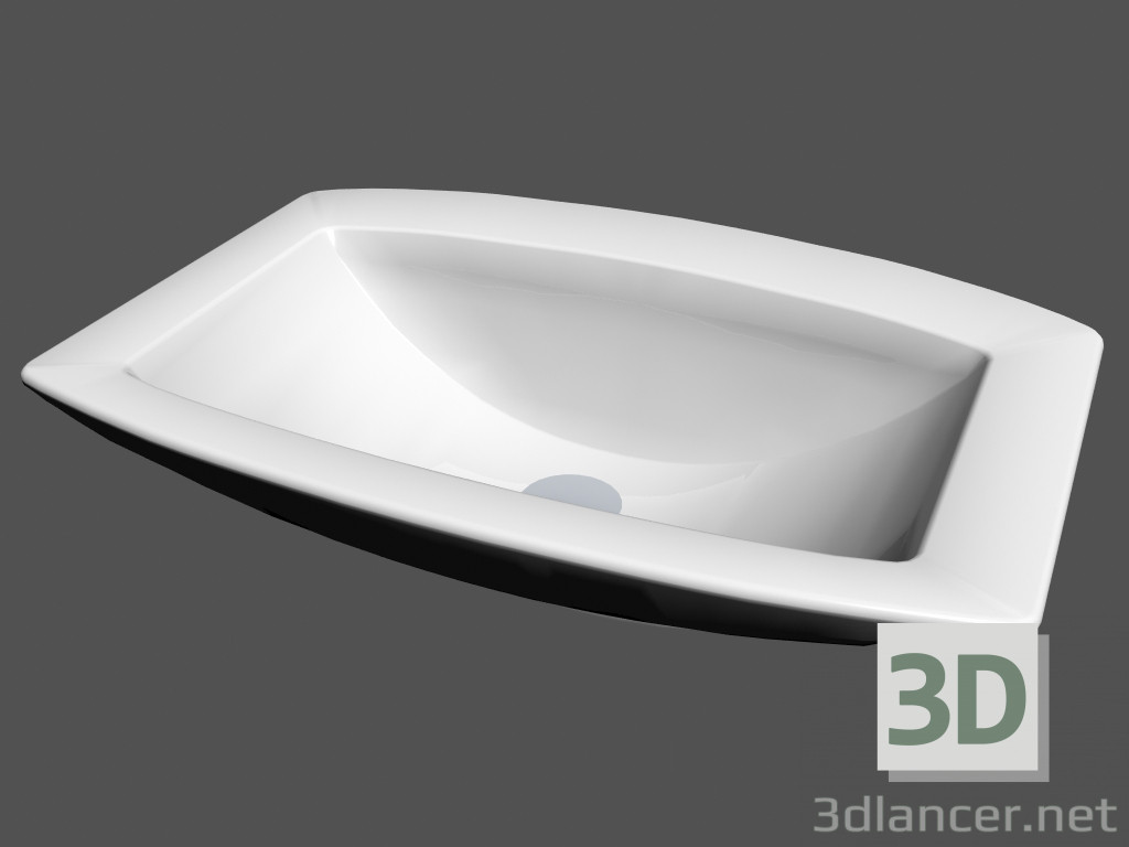 3d model For under sink Washbasin cube l mylife r3 81894.4 - preview