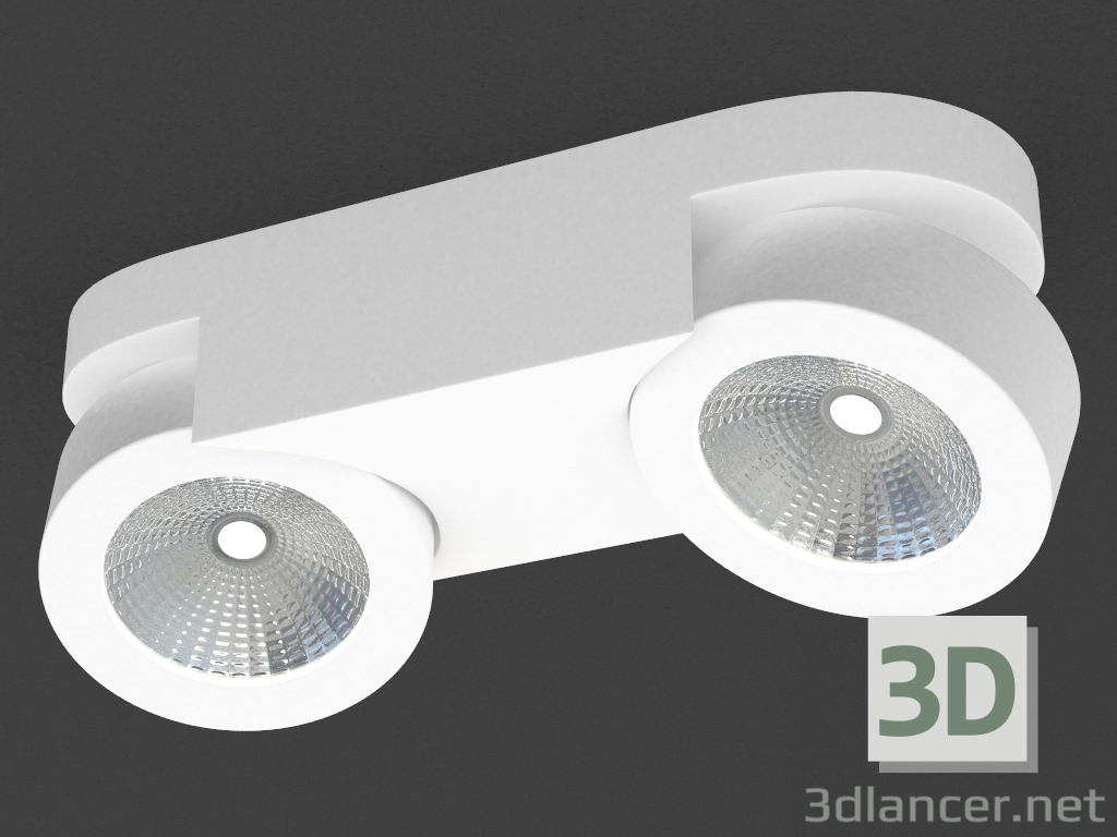 modèle 3D cloison LED (DL18699_12WW-White) - preview