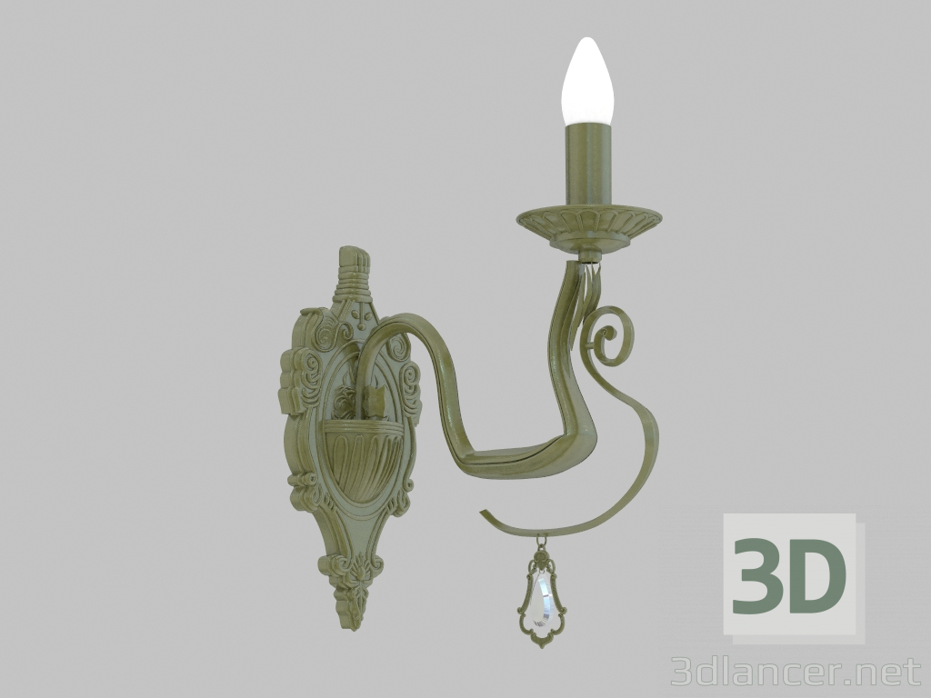 3D modeli Duvar lambası Gentile (6673-1W) - önizleme