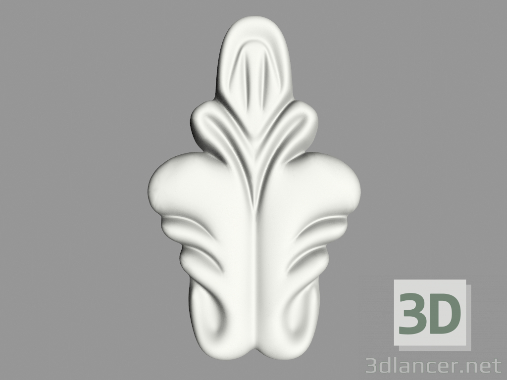 3D Modell Wanddekor (F76) - Vorschau