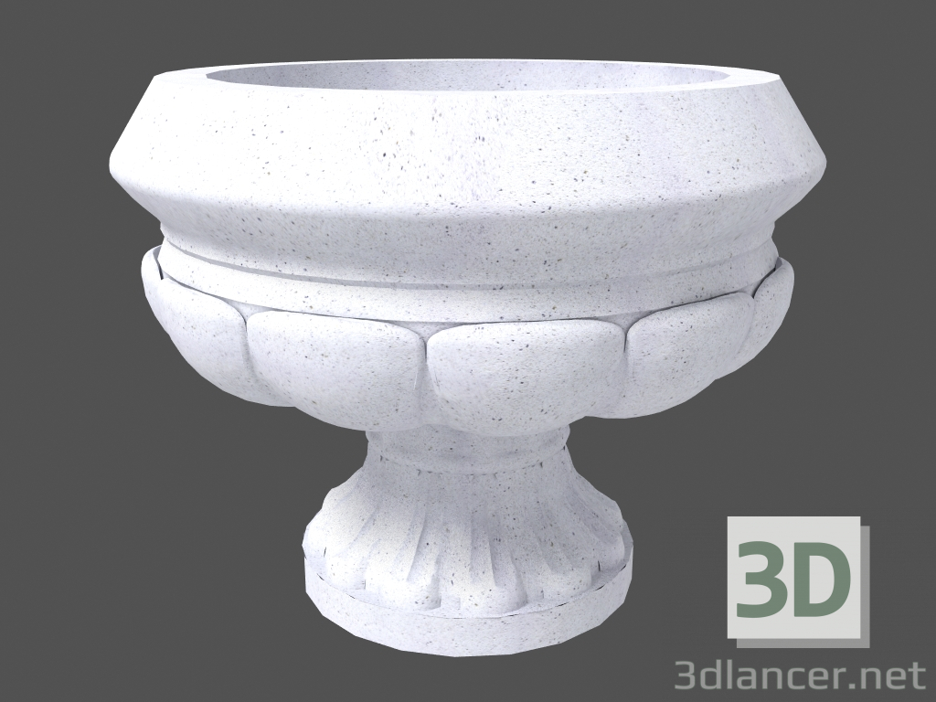 modèle 3D Pot de fleurs (LV38S) - preview
