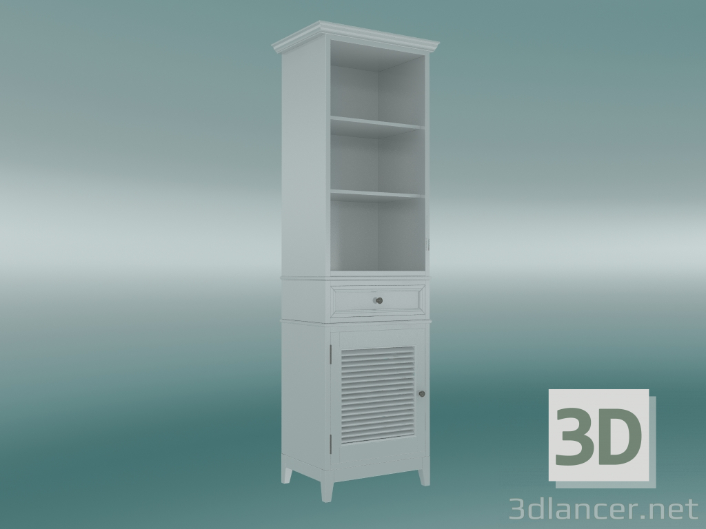 3D Modell Schmale Badvitrine (DCBB01) - Vorschau