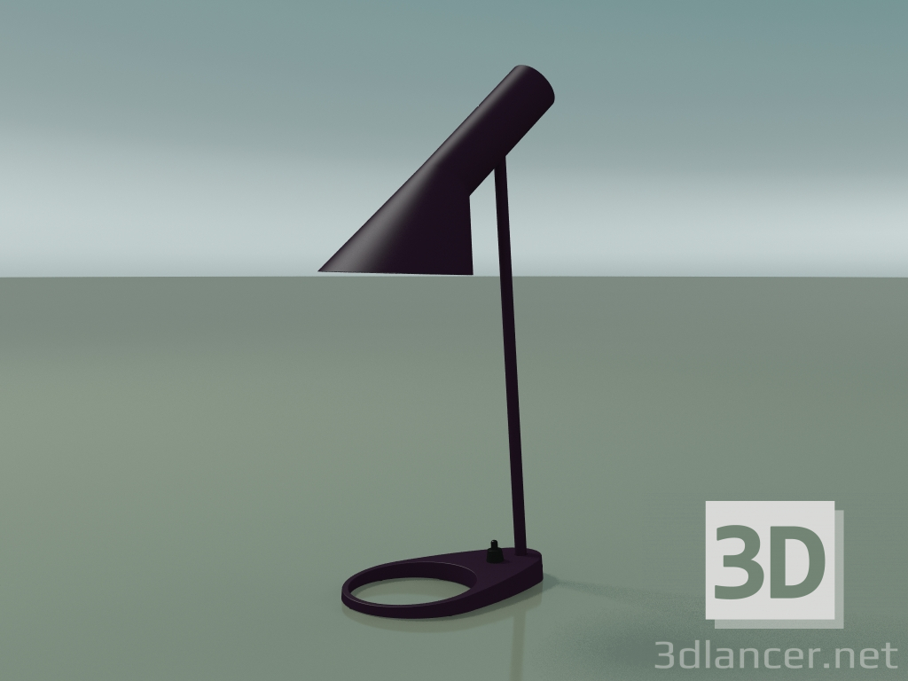 3d model Lámpara de mesa AJ TABLE MINI (20W E14, AUBERGINE) - vista previa