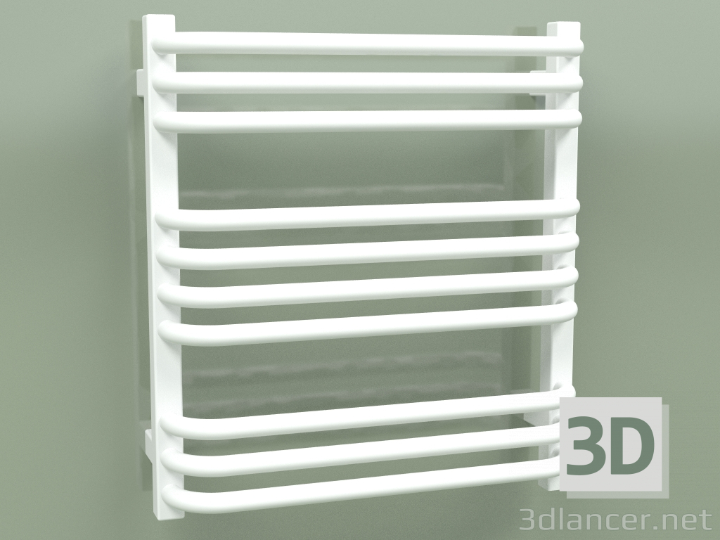 modèle 3D Sèche-serviettes électrique Alex One (WGALN054050-S8-P4, 540x500 mm) - preview