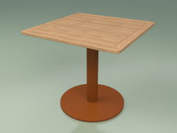 Table 001 (Metal Rust, Teak)