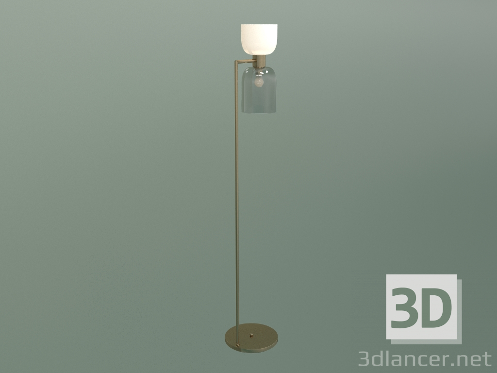 3d model Lámpara de pie Tandem 01085-2 (latón) - vista previa