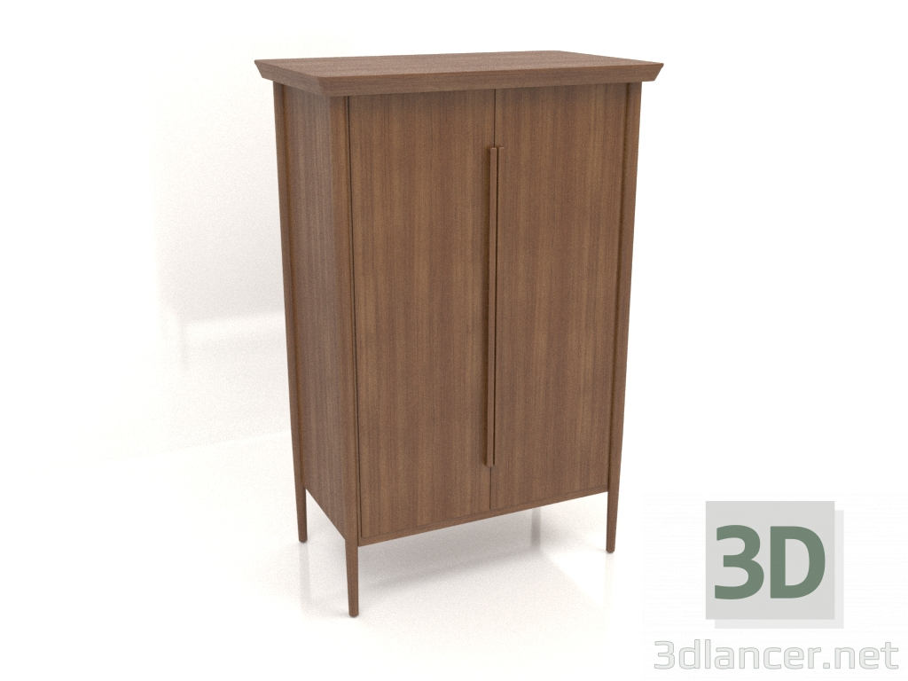3d model Cabinet MS 04 (914x565x1400, wood brown light) - preview