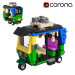 3D Lego Tuk Tuk modeli satın - render