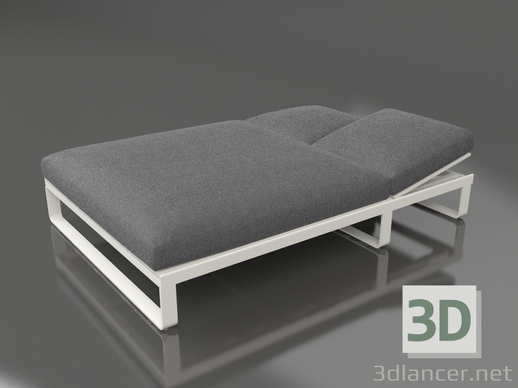 3D modeli Dinlenme yatağı 140 (Akik gri) - önizleme
