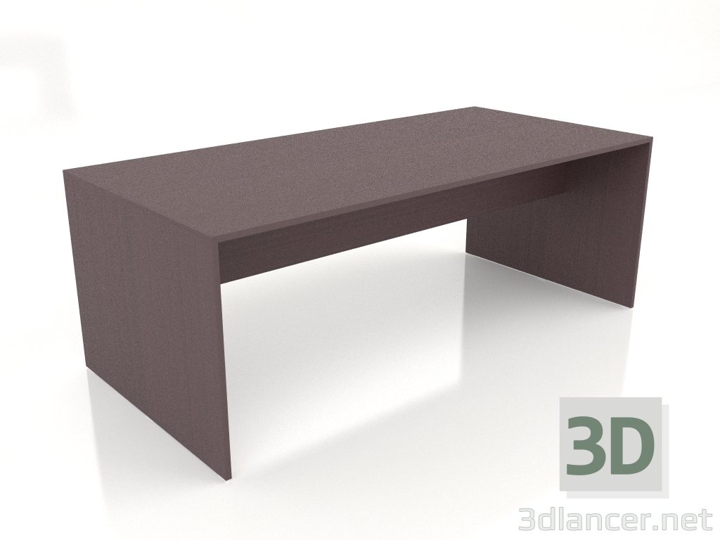 3d model Dining table 210 (Burgundy anodized) - preview