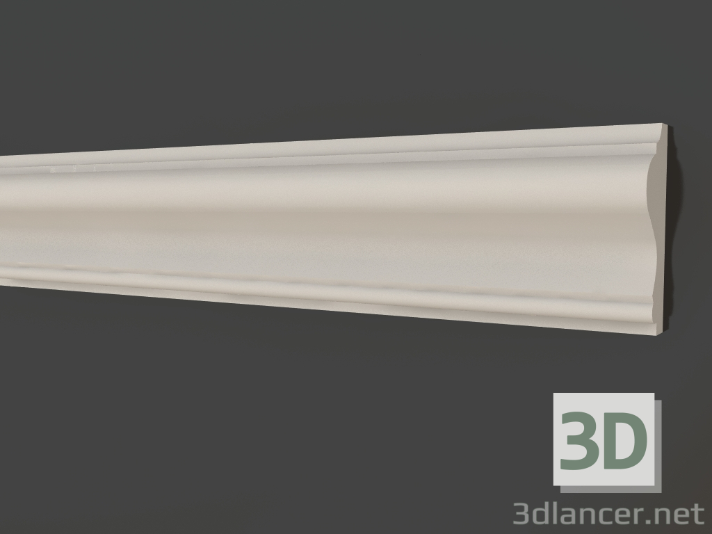 3d model Plaster molding LG 017 (41x16) - preview