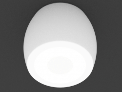 Lampe LED de surface (DL18701_11WW-Blanc)